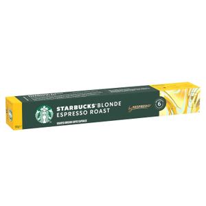 Starbucks Espresso Blonde Roast 10 Count Nespresso Compatible Pods for Nespresso Original Line System Only