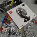 LEGO Star Wars The Mandalorian Helmet 75328 Buildable Model Kit, Display Collectible Decoration Set for Adults, Men, Women, Mom, Dad, Collectible Gift Idea