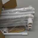 ZOES HOMEWARE 4-Tier Clothes Drying Rack, 4ft High Foldable Drying Rack Clothing for Indoor & Outdoor, Portable Collapsible Laundry Dryer for Laundry Room and Apartment, White 29" L x 49" H x 11.5" W