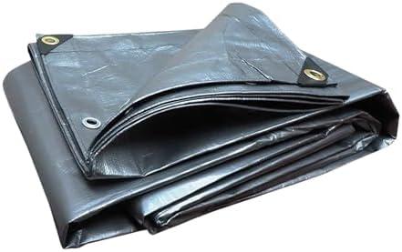 Tarps Now 10x15 ft Heavy Duty Plastic Tarp (Poly Tarp)|12 MIL Waterproof Cover|Rip & Tear-Resistant|Rustproof Grommets & Reinforced Edges|Ideal for Roof, Camping, Tent & Outdoor Protection - Silver