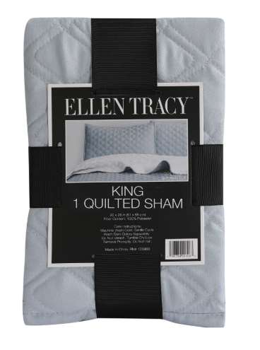 Standard 1 Quilted Sham 20x26in 100% Polyester