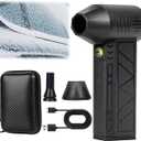 Snow Whiz Turbo Blower,2026 Upgrade Snow Blower,Snowwhiz Turbo Blower with Led,3 Gear Adjustable Super Power Turbo Breeze Electric Blow,Mini Turbos Snow Blower for Car for Car,Home,Keyboard,Computer