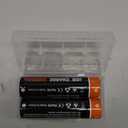3.7V 3200mAh USB Rechargeable Lithium lon Battery for Flashlights, Headlamps, Bike Lights, Bluetooth Speaker Etc(2 Pack)