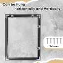 Easthope 20x24 Assembled Aluminum Floater Canvas Frame for 0.6-0.9" Stretched Canvas,Vertical & Horizontal Hanging, 1PCS