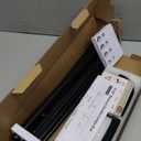 Double Curtain Rods 32 to 58 Inches, HOTOZON Blackout Double Curtain Rods for Windows 20 to 54 Inches (1.6-4.5 ft), 6/8 Inches Wrap Around Room Darkening Telescoping Drapery Rod, Black