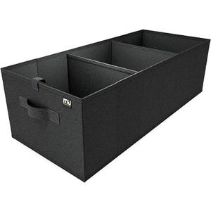 MIU COLOR Trunk Organizer for SUV, Car Organizer, Collapsible Trunk Organizer for Car, Non-Slip Bottom, Storage Organizer for Sedans, Van, Jeep, Grocery, Large 3 Compartments, Black 32"13"10.6"