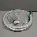 Flexible bendable ceiling curtain track, curved rod with silent roller bracket, room divider, RV ceiling track (White, 3 Meters (9.84 FT)