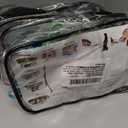 2 x Retractable Portable Clothesline for Travel - Holds 30 lbs Without Sagging3-12Ft Adjustablewith 12 Clothes ClipsOutdoor Camping Essentials (Colors)