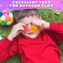 25Pcs Flexible Spring Toy - Elastic Mini Springs with Color & Shape Recognition, Rainbow Springs for Sensory Stimulation - Rainbow Party Favors in the Shapes of a Circle, Heart, Hexagon, Square & Star