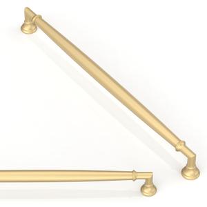 10 Pack Brushed Gold Cabinet Pulls 10 Inch(254mm) Kitchen Cabinet Handles Solid Zinc Alloy Cabinet Hardware Drawer Pulls