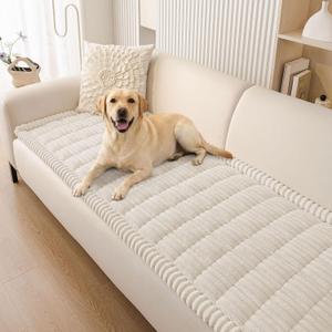 Smiry Couch Cover for Dogs, Non Slip Washable Sofa Protector for Pets 18"