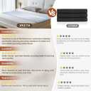 Graphene Grounding Mat for King Bed: Indoor Earth Therapy for Better Sleep & Energy Boost Conductive Sleep Pad with Grounded Benefits Wellness Gift Kit for Women