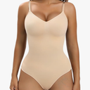 YIANNA Women Shapewear Tummy Control Bodysuit Seamless Sculpting Snatched Waist Body Suit Thong or Brief, 2X/3X
