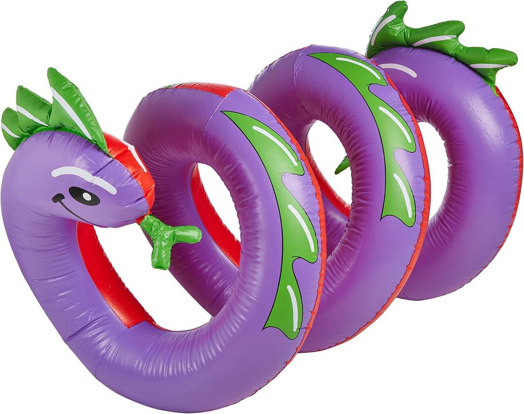 Swimline Two Headed Curly Serpent Pool Float