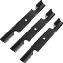 3 x Replacement 482878 High Lift Blades, Compatible with 36" 52" Deck Scag Tiger Cub Wildcat Turf Tiger Lawn Mowers Tractors, Replace 21227S, 482462, 48108, 481707, 481711, 3 Pack