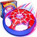 Light Up Hover Soccer Ball for Kids,Glowing Web Design & LED Eyes Air Floating Soccer Toys,Indoor Games with Soft Foam Bumper,Fun Sports Games for Boys Girls Age 3 4 5 6 7 8 9 10 11 12, Birthday Gifts