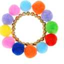 2 x Vesslam[400 pcs] - 300 Pieces 1 Inch Assorted Pompoms with 100pieces 0.3 Inch Wiggle Eyes Multicolor Arts and Crafts Pom Poms Balls for Kids DIY Art Creative Crafts Decorations (Multi-Colored)