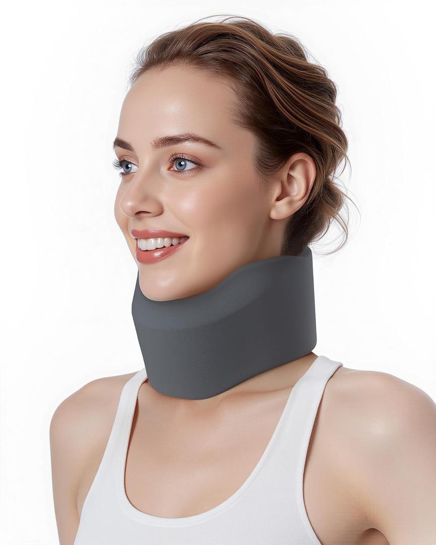 Neck Brace Concern Neck Health, Enjoy True Comfort, Grey Color