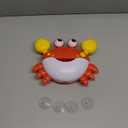 Crab Bath Toys for Toddlers 1-3 2-4 Bathtub Bubble Maker with Music Automatic Kids Bathtub Bubble Machine Baby Bath Toys for Infants 6-12 12-18 Months Birthday Gifts for 1 2 3 Year Old Boys Girls