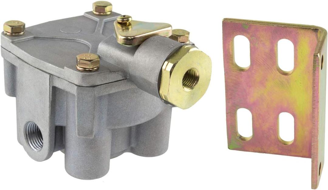 World American WA103028 R7 Type Spring Brake Valve 95 PSI, Fits Heavy-Duty Air Brake Systems - Replaces Bendix 103028, Haldex 103028RX, Automann AM170103081, Navistar BAR103081, Newstar SA143