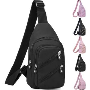 Sling Bag Crossbody Sling Backpack for Women, Small Chest Bag Daypack Fanny Pack Cross Body Bag for Outdoors Hiking Traveling