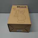 Qeeman Dragon on Ball Statues: Garden Decor Outdoor Decorations Art Figurine for Patio Balcony Yard Lawn