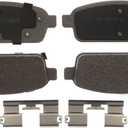 ACDelco Silver 14D1468CHF1 (19386949) Ceramic Rear Disc Brake Pad Set