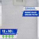 Bagean Range Hood Filter Replacement 12" x 10.5" W10169961A Compatible with Whirlpool Stove Hood Vent Filter - Aluminum Screen for Kitchen Overhead Exhaust Fan Blocks Grease & Filters Oven Air (1-Pk)