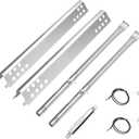 Uniflasy Grill Replacements for Charbroil Performance 2-Burner 463645015 463633316 463672016 463370719 463336016 463672216 463672419 463672019 Heat Plate Shield Grill Burner Igniter Crossover Tube