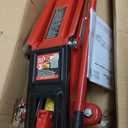 BIG RED T83006 Torin Hydraulic Trolley Service/Floor Jack with Extra Saddle (Fits: SUVs and Extended Height Trucks): 3 Ton (6,000 lb) Capacity, Red