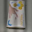 MED PRIDE Disposable Medical Grade Vinyl Exam Gloves, Latex & Powder Free, Ultra-Strong, for Healthcare & Food Handling (Large (Pack of 100) 100 Clear) (L)