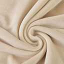 Bifaunvogel Shell Chair Covers Velvet Mid Century Modern Dining Chair Covers Stertch Dining Room Shell Side Chair Slipcovers Lounge Armless Chairs Covers for Kitchen Dining Room Set of 4 Beige