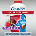 Gaviscon Extra Strength Fruit Antacid 60 Tablets (60 Count (Pack of 1))