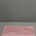 MEETION Wireless Keyboard and Mouse, Full-Sized Cordless Keyboard with Wrist Rest and 3 DPI Adjustable Mouse, Keyboard and Mouse Set with 2.4GHz USB Receiver, for PC/Computer/Laptop/Windows/Mac, Pink