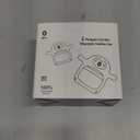 Smily Mia Baby Teething Toys for 0-6Months, Penguin Teethers for Babies 3-6Months | Hand Teether for 0-6M |Teething Mittens for Teething Relief, Baby Pacifier |New Born Essentials, 2Pack (05-light blue and grey)