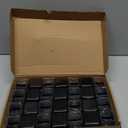 Chair Leg Floor Protectors Furniture Sliders for Hardwood Floors and Carpet Silicone Non Slip Reduce Noise 28 Pcs Clear Square XL Fit:1-1/2" ~ 1-3/4"