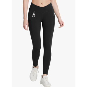 baleaf Women's Fleece Lined Leggings Thermal Warm Zipper Pockets Hikng Pants Winter Cold Weather Water Resistant High Waisted XL