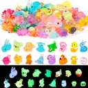 96pcs Mini Resin Animals,15+ Styles Variety Tiny Animals Figures Miniature Little Small Animal Figurines Bulk for Micro Fairy Garden Landscape Accessories Hide Crafts Decor Aquarium