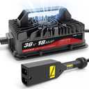 36 Volt Golf Carts Battery Charger for 18 AMP EZGO TXT with 2-pin D Style Plug, for Lead-Acid Battery