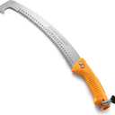 Pruning Manual Hand Saw // Hand Held or with Extension Manual Pole Saw for Tree Trimming // Fits All Extension Poles with Standard US Acme Thread // Tree Limb Hand Saw (Pole Sold Separately) (14" Blade)