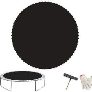 CIDNN Replacement Trampoline Mat， Heavy-Duty, UV-Resistant & Durable Bounce Pad for 14 ft Round Trampolines - Perfect for Safe & Fun Jumping (Fits 72 V-Hooks, 5.5" Springs, Spring Not Included)