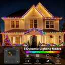4 x SFNDOU 2 Pack Solar String Lights for Outside,Each 33Ft 100 LED Solar String Lights Outdoor Waterproof with 8 Modes,Solar Lights Outdoor for Patio, Garden, Tree, Party Decor-Warm White