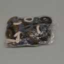 Hair Ties for No Damage, 100 PCS Soft Seamless Cotton & Nylon Elastic Ponytail Holders, Rubber Bands for Thick Hair, Hair Accessories for Girls & Women (Color Neutral 100)