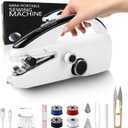 Mini Handheld Sewing Machine, Hand Held Sewing Machine for Beginners, Hand Sewing Machine for Clothes Fabrics Repair Home DIY, Small Manual Sewing Machine Portable, Hand Stitching Machine