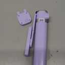 MQOUNY Mini iPhone Tripod Stand & Selfie Stick with Wireless Remote & Removable Light, Extendable Stand 360 Rotation Compatible with iPhone & Android Samsung (Purple)