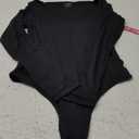 PUMIEY Women's Seamless Long-sleeve Bodysuit Size S