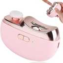 Allyplay 2025 Upgraded Electric Nail Clipper, Electric Nail File, 2 Speeds Automatic Nail Trimmer with LED Light & Clip Storage - USB Rechargeable for Baby, Kids, Adults, Seniors