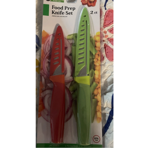 2 Pcs Food Prep Culinary Fresh - (Stainless Steel) Pairing & Culinary Knife