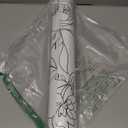 Safiyya 118"x17.3" Peel and Stick Wallpaper Black and White Contact Paper Floral Wallpaper Self Adhesive Removable Wallpaper for Bedroom Covering Vinyl Rolls