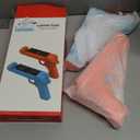 Game Gun Controller for Nintendo Switch 2 Joycons,Dual Trigger Shooting Game Gun Grips for Big Buck Hunter,House of The Dead and Other Switch 2 Shooter Hunting Games,Not for Switch 1 (2 Pack) (Blue&orange)